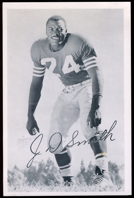 J.D. Smith 1957 49ers Team Issue football card