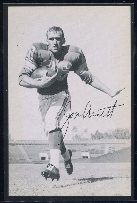 Jon Arnett 1957 Rams Team Issue football card