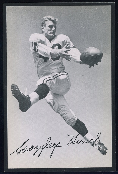 Elroy Hirsch 1957 Rams Team Issue football card