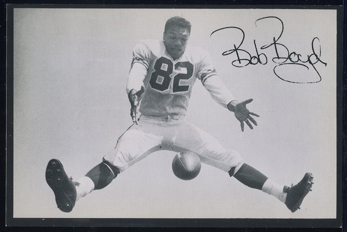 Bob Boyd 1957 Rams Team Issue football card