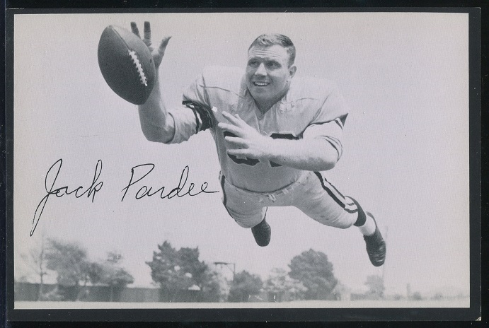 Jack Pardee 1957 Rams Team Issue football card