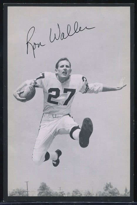 Ron Waller 1957 Rams Team Issue football card