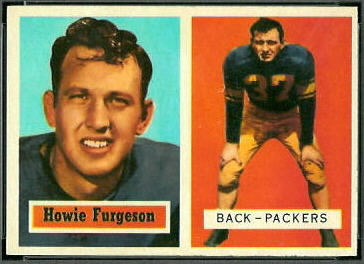 Howard Ferguson 1957 Topps football card