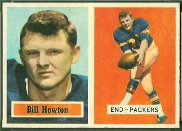 Bill Howton 1957 Topps football card