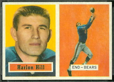 Harlon Hill 1957 Topps football card