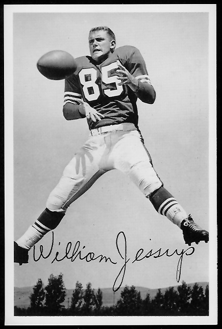 Bill Jessup 1958 49ers Team Issue football card