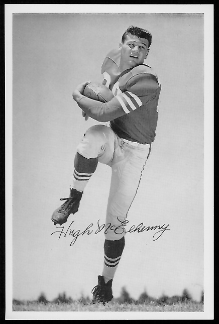 Hugh McElhenny 1958 49ers Team Issue football card