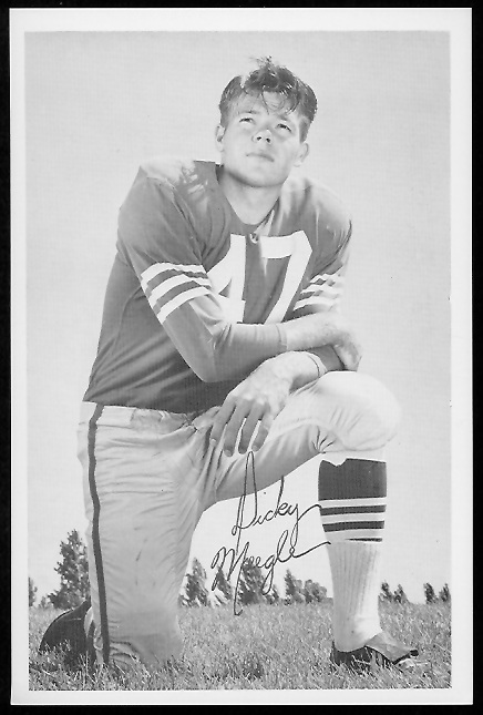 Dick Moegle 1958 49ers Team Issue football card