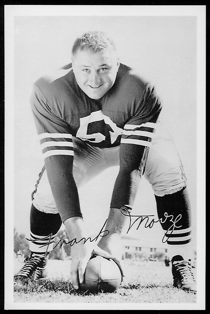 Frank Morze 1958 49ers Team Issue football card