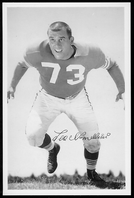 Leo Nomellini 1958 49ers Team Issue football card Leo Nomellini 1958 49ers Team Issue football card