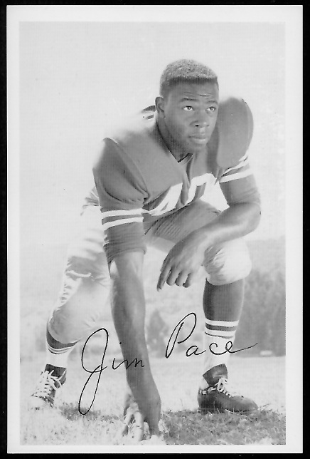 Jim Pace 1958 49ers Team Issue football card