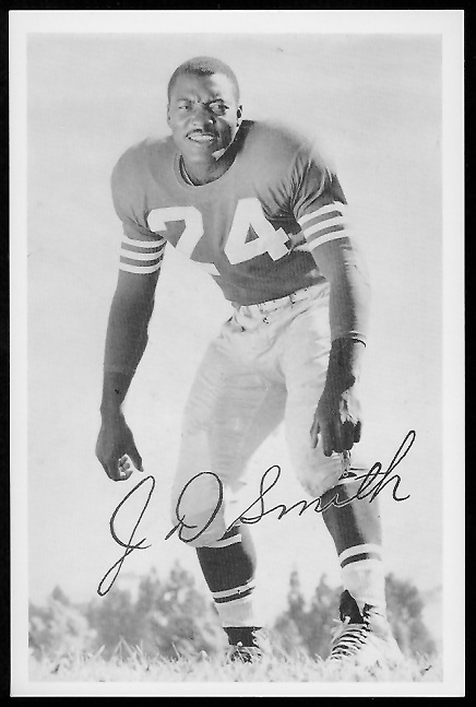 J.D. Smith 1958 49ers Team Issue football card J.D. Smith 1958 49ers Team Issue football card