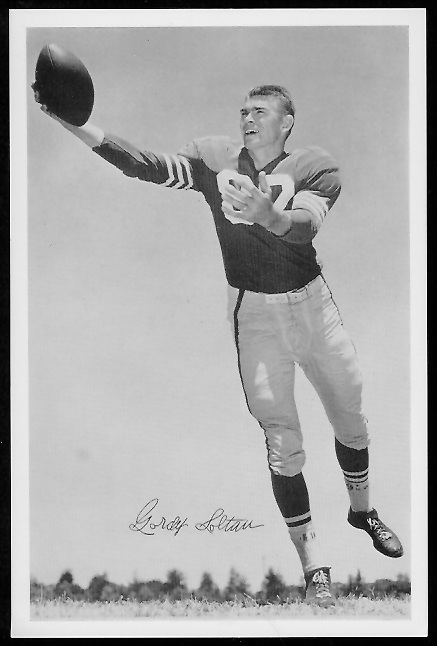 Gordon Soltau 1958 49ers Team Issue football card