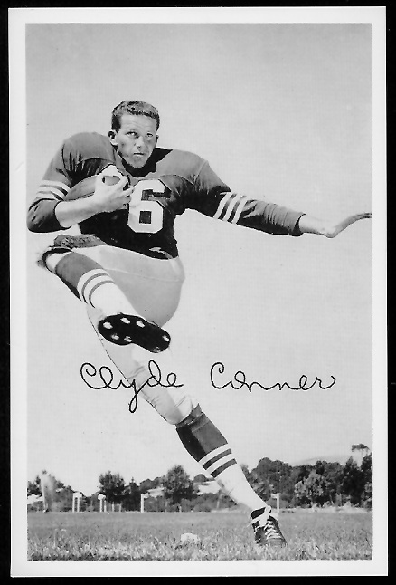 Clyde Conner 1958 49ers Team Issue football card