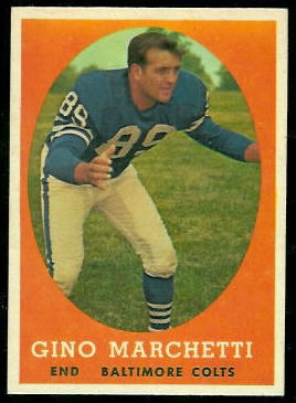 Gino Marchetti 1958 Topps football card