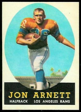 Jon Arnett 1958 Topps football card Jon Arnett 1958 Topps football card