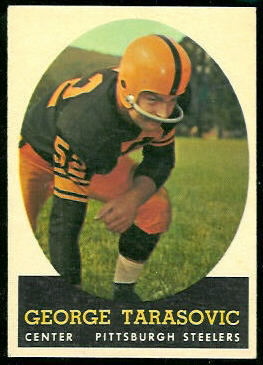 George Tarasovic 1958 Topps football card