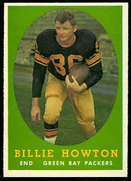 Bill Howton 1958 Topps football card Bill Howton 1958 Topps football card
