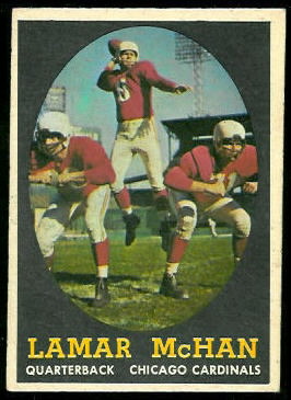 Lamar McHan 1958 Topps football card