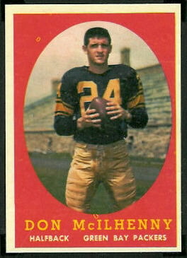 Don McIlhenny 1958 Topps football card