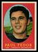 1958 Topps CFL Paul Fedor