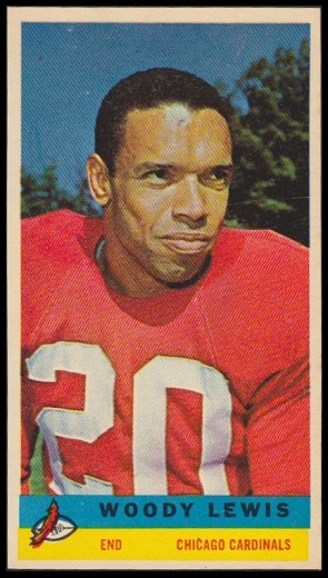 Woodley Lewis 1959 Bazooka football card