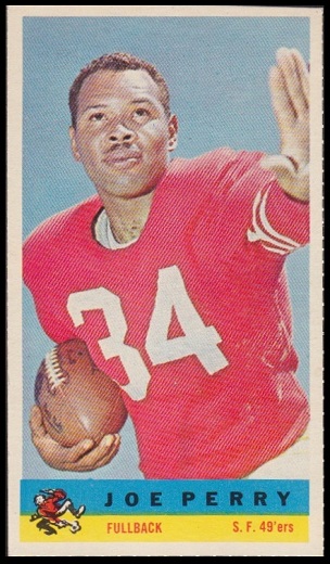 Joe Perry 1959 Bazooka football card Joe Perry 1959 Bazooka football card