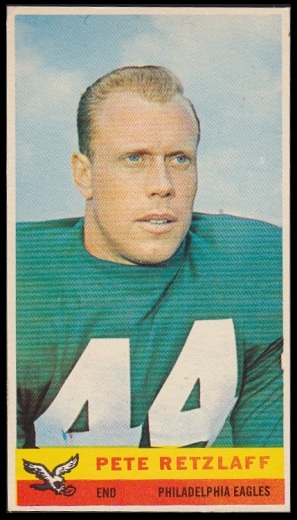 Pete Retzlaff 1959 Bazooka football card