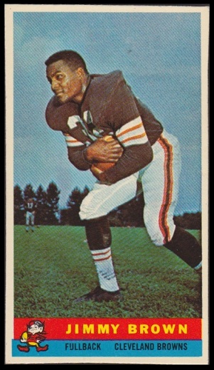 Jim Brown 1959 Bazooka football card