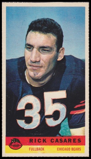 Rick Casares 1959 Bazooka football card