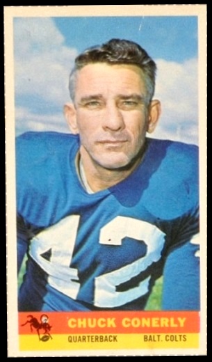 Charley Conerly 1959 Bazooka football card Charley Conerly 1959 Bazooka football card