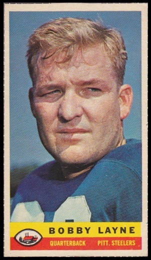 Bobby Layne 1959 Bazooka football card