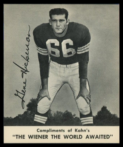 Gene Hickerson 1959 Kahns football card