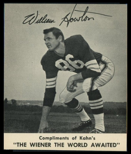 Bill Howton 1959 Kahns football card