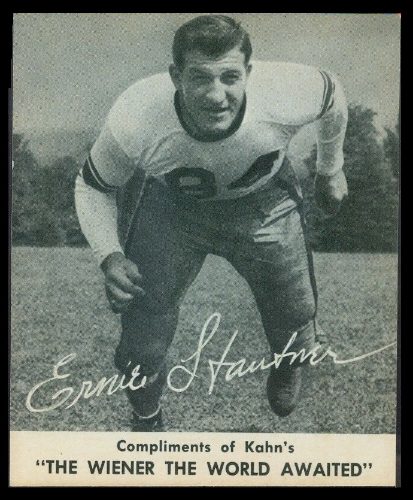 Ernie Stautner 1959 Kahns football card Ernie Stautner 1959 Kahns football card
