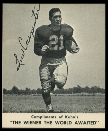 Lew Carpenter 1959 Kahns football card
