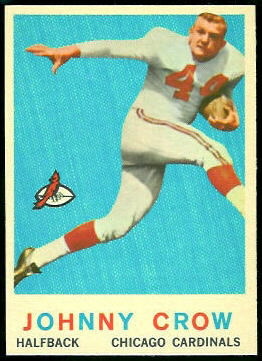 John David Crow 1959 Topps football card John David Crow 1959 Topps football card