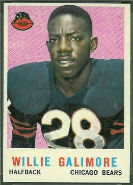 Willie Galimore 1959 Topps football card