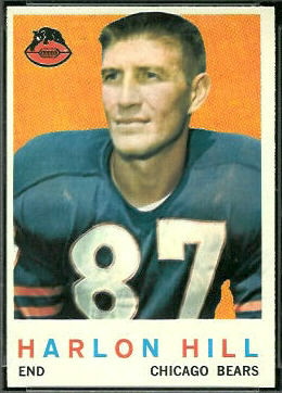 Harlon Hill 1959 Topps football card Harlon Hill 1959 Topps football card