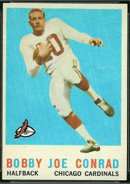 Bobby Joe Conrad 1959 Topps football card