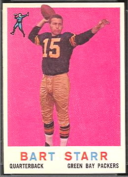 Bart Starr 1959 Topps football card