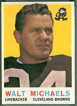 Walt Michaels 1959 Topps football card