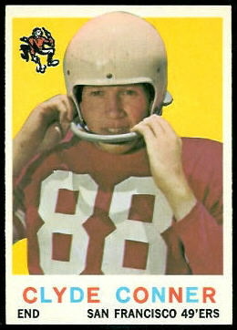 Clyde Conner 1959 Topps football card Clyde Conner 1959 Topps football card