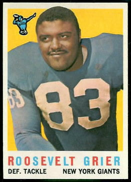 Roosevelt Grier 1959 Topps football card