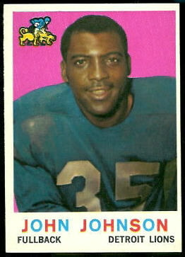 John Henry Johnson 1959 Topps football card John Henry Johnson 1959 Topps football card