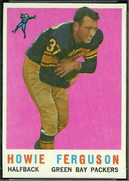 Howard Ferguson 1959 Topps football card