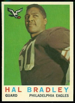 Hal Bradley 1959 Topps football card Hal Bradley 1959 Topps football card