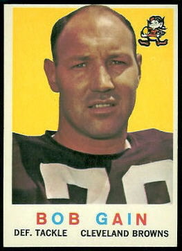 Bob Gain 1959 Topps football card