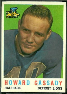 Howard Cassady 1959 Topps football card