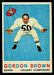 1959 Topps CFL Gordon Brown